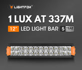 Lightfox Rigel Series 12inch Osram LED Light Bar 1Lux @ 337m 8,320 Lumens - 4WD Warehouse
